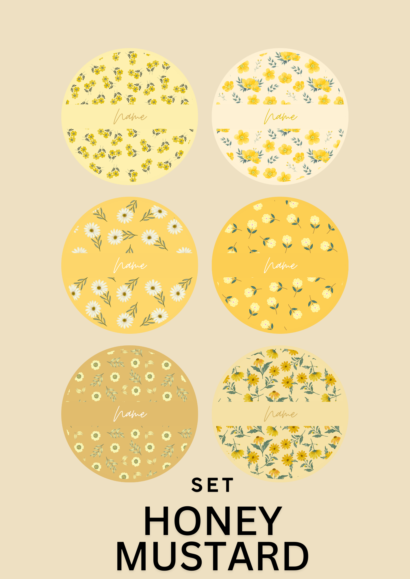 Custom Mirros: Honey Mustard