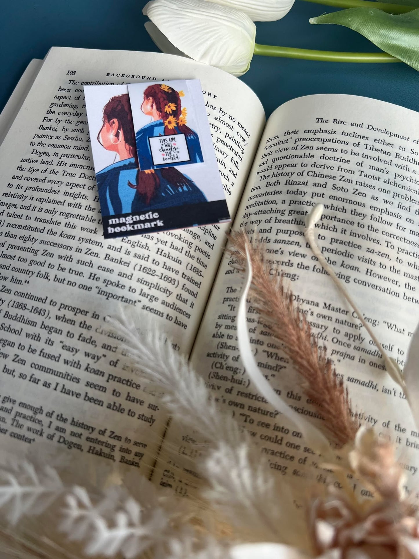 Wildflower Fields Magnetic Bookmarks