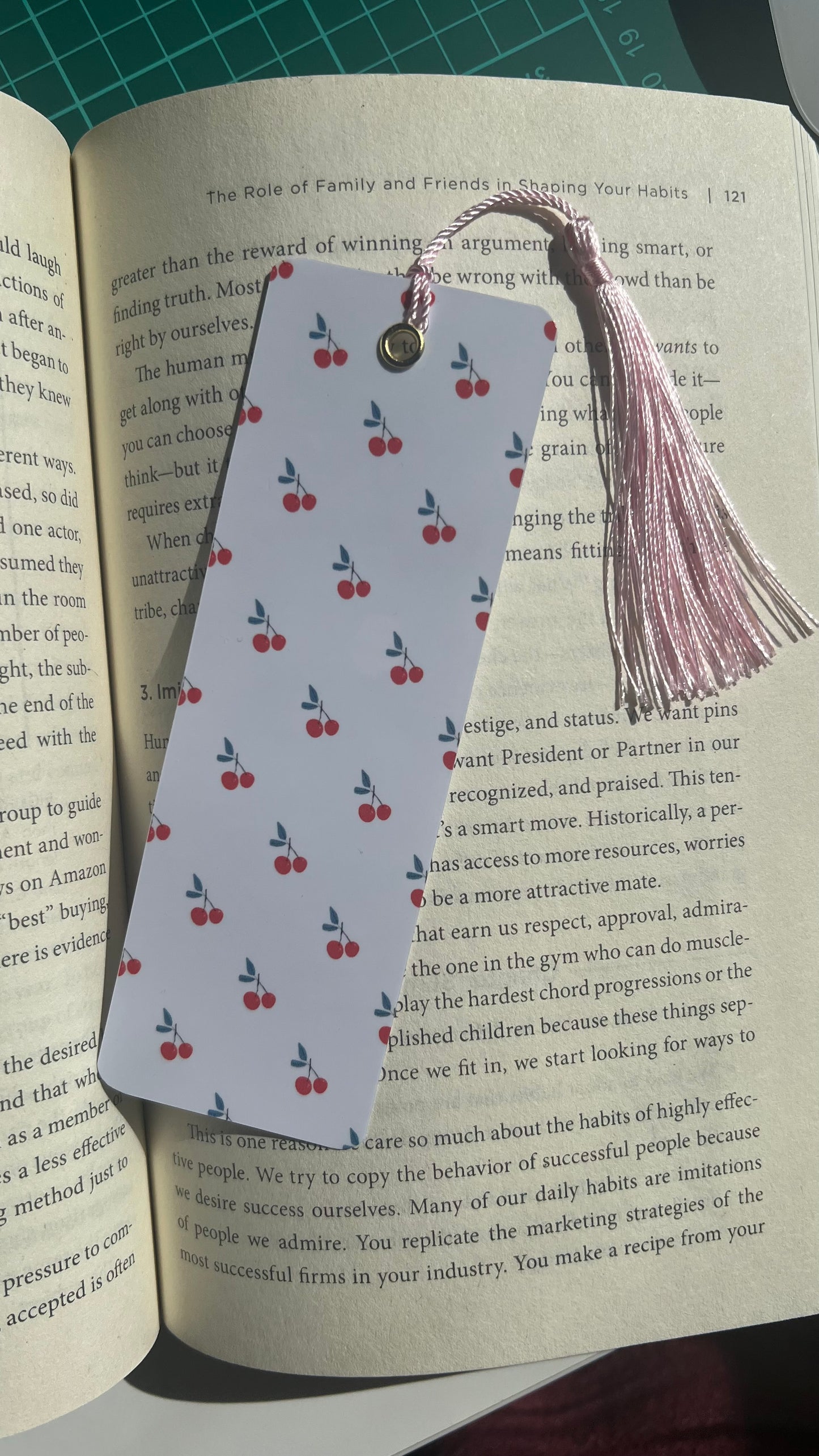 CHERRY Illustrated Bookmark