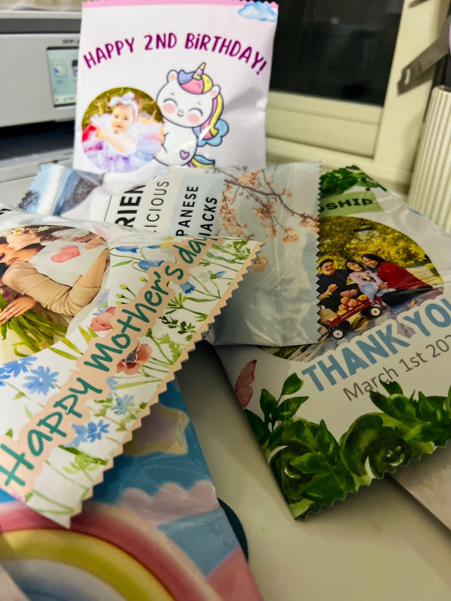 Custom Snacks bag: Birthday event