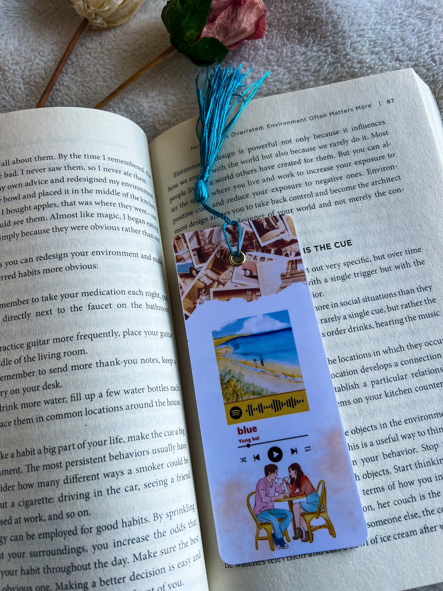 Couple Bookmarks with Tassels