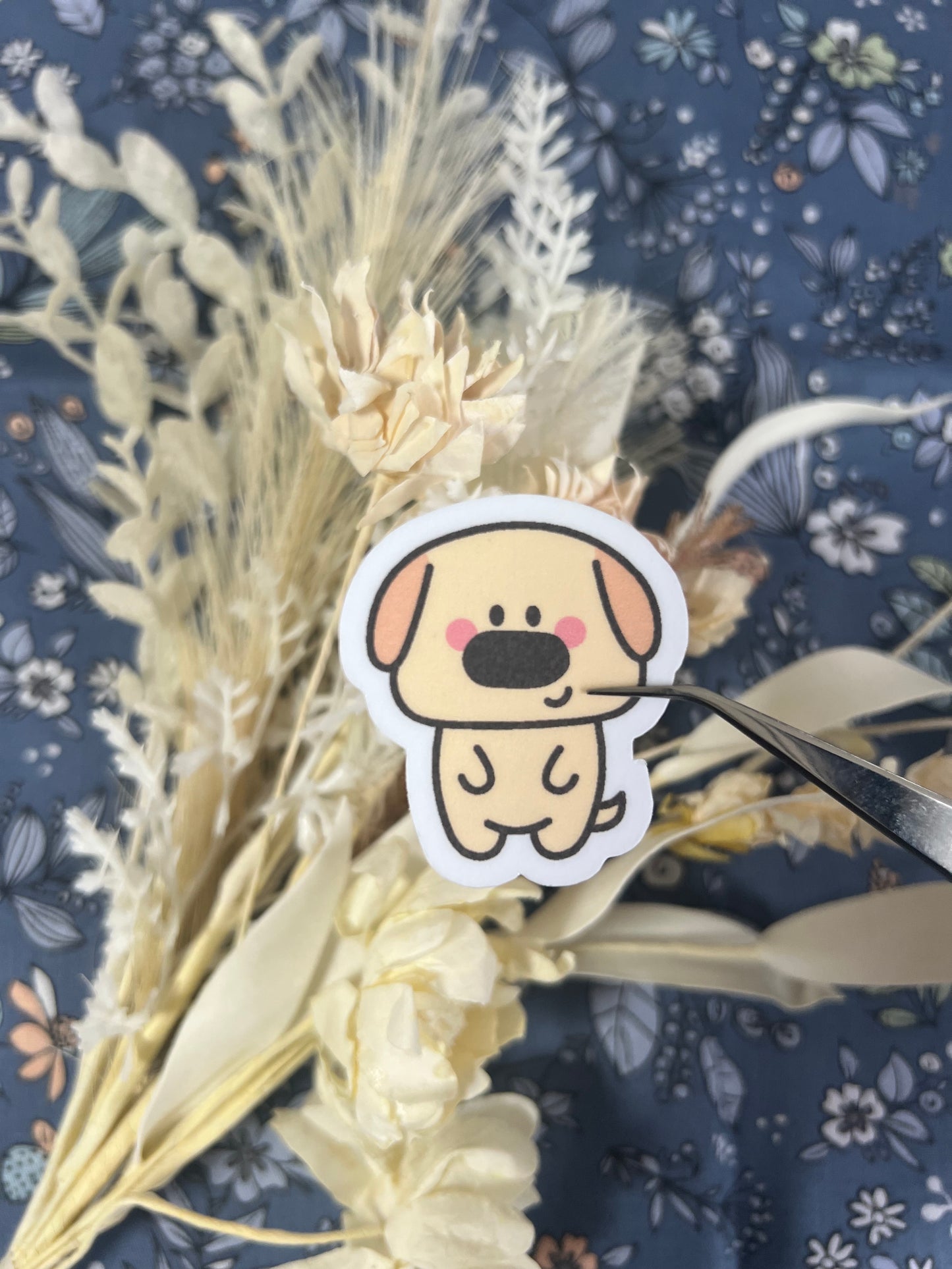 Too Cute to Chew Dog Stickers