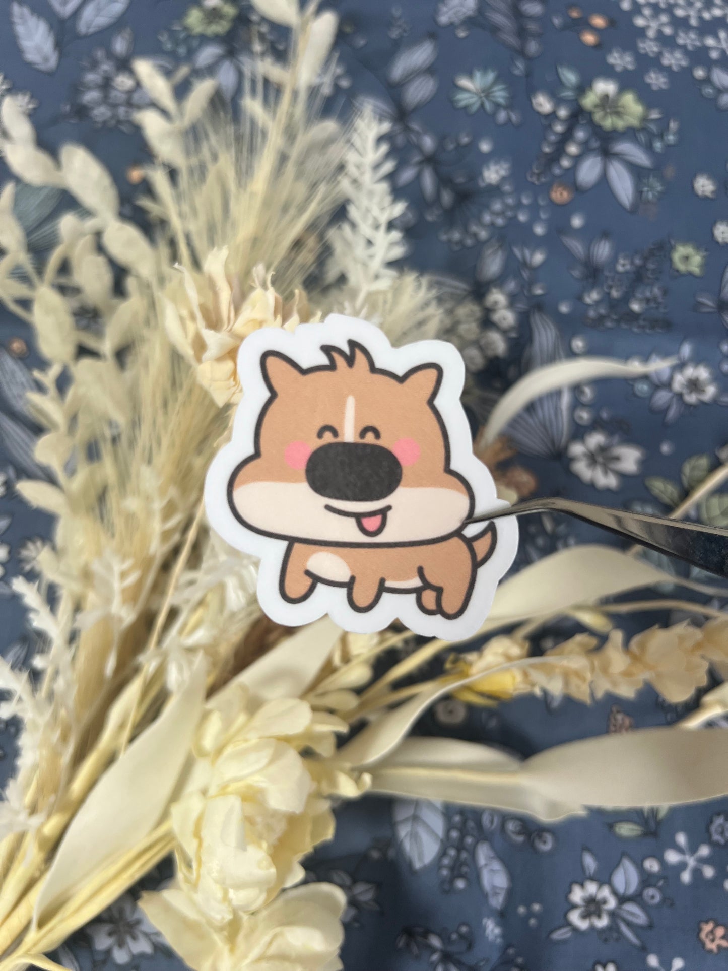 Too Cute to Chew Dog Stickers
