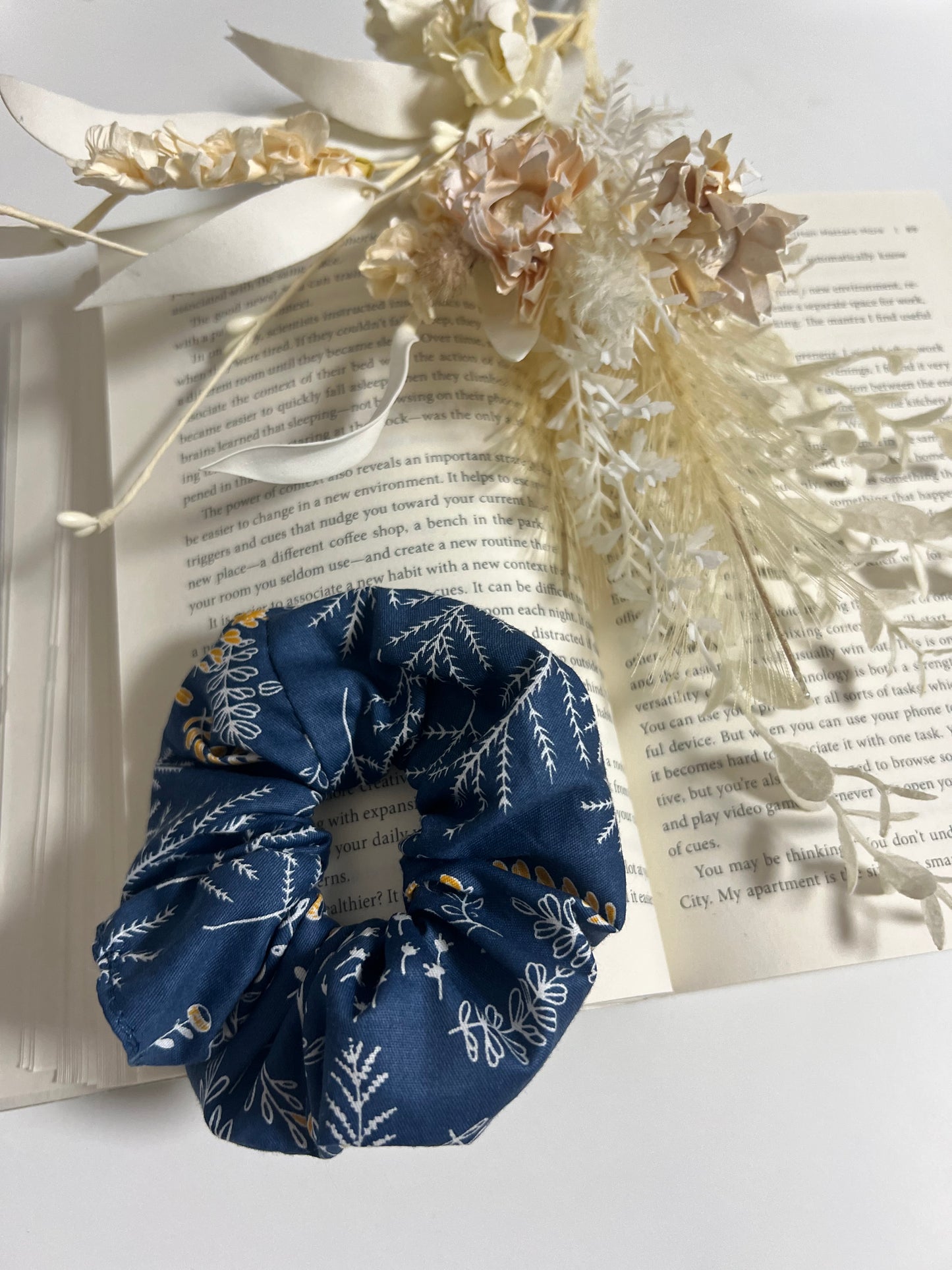 Handmade Floral Scrunchie