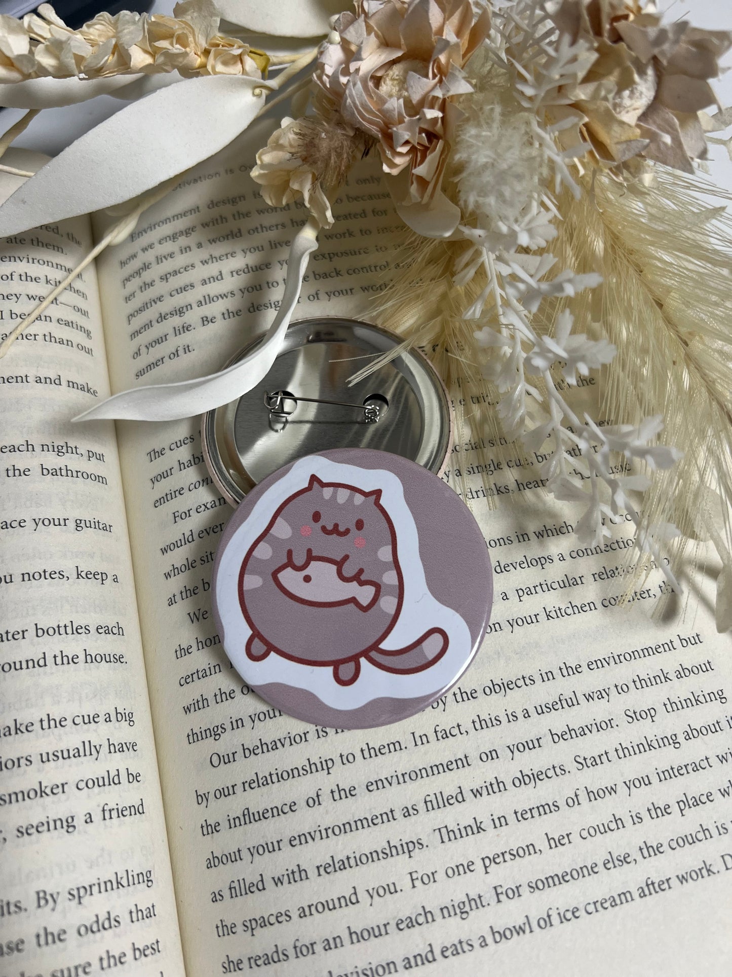 Crafted with Love – Cat Illustration Pins