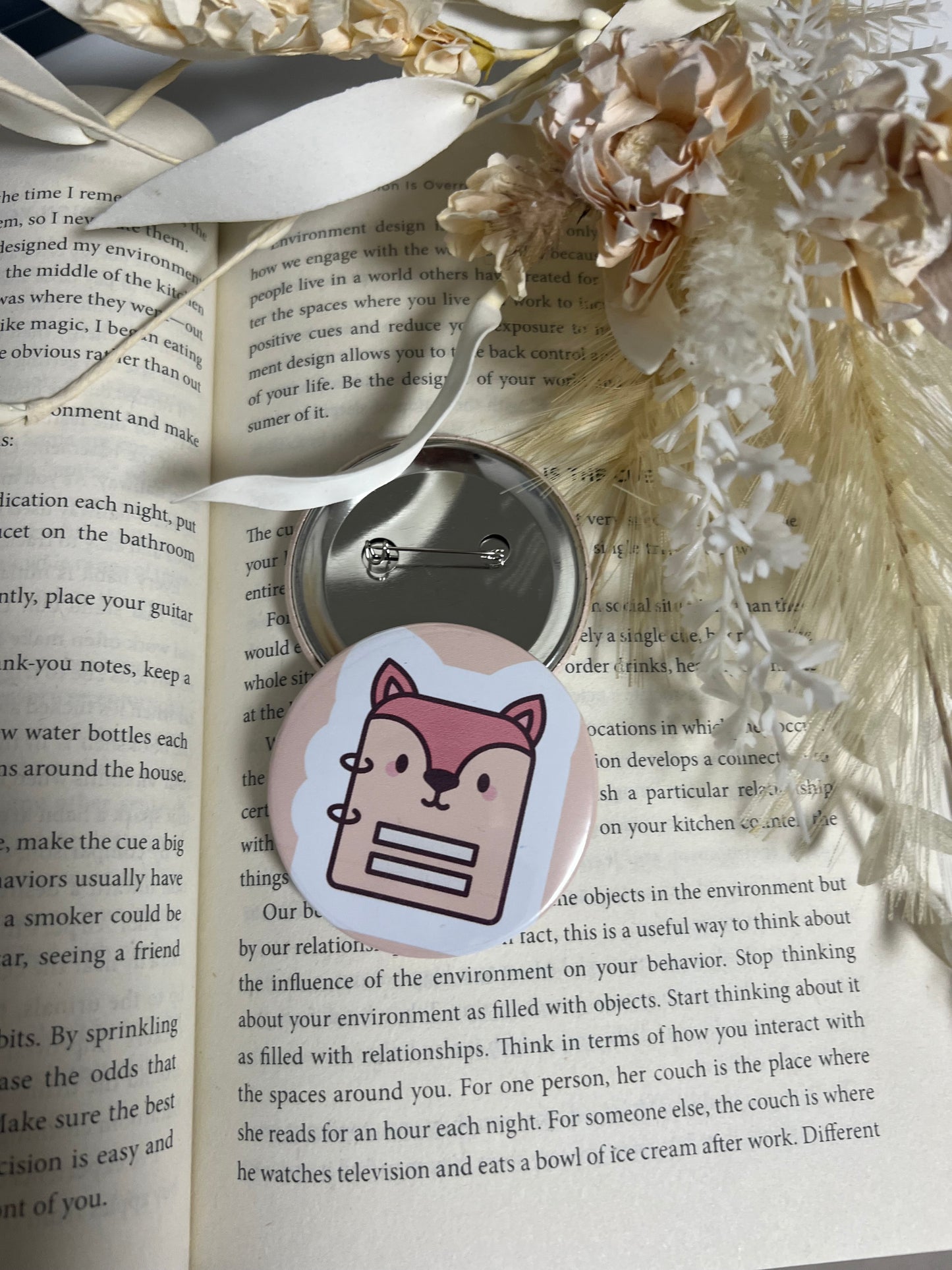 Animal Illustration Pins