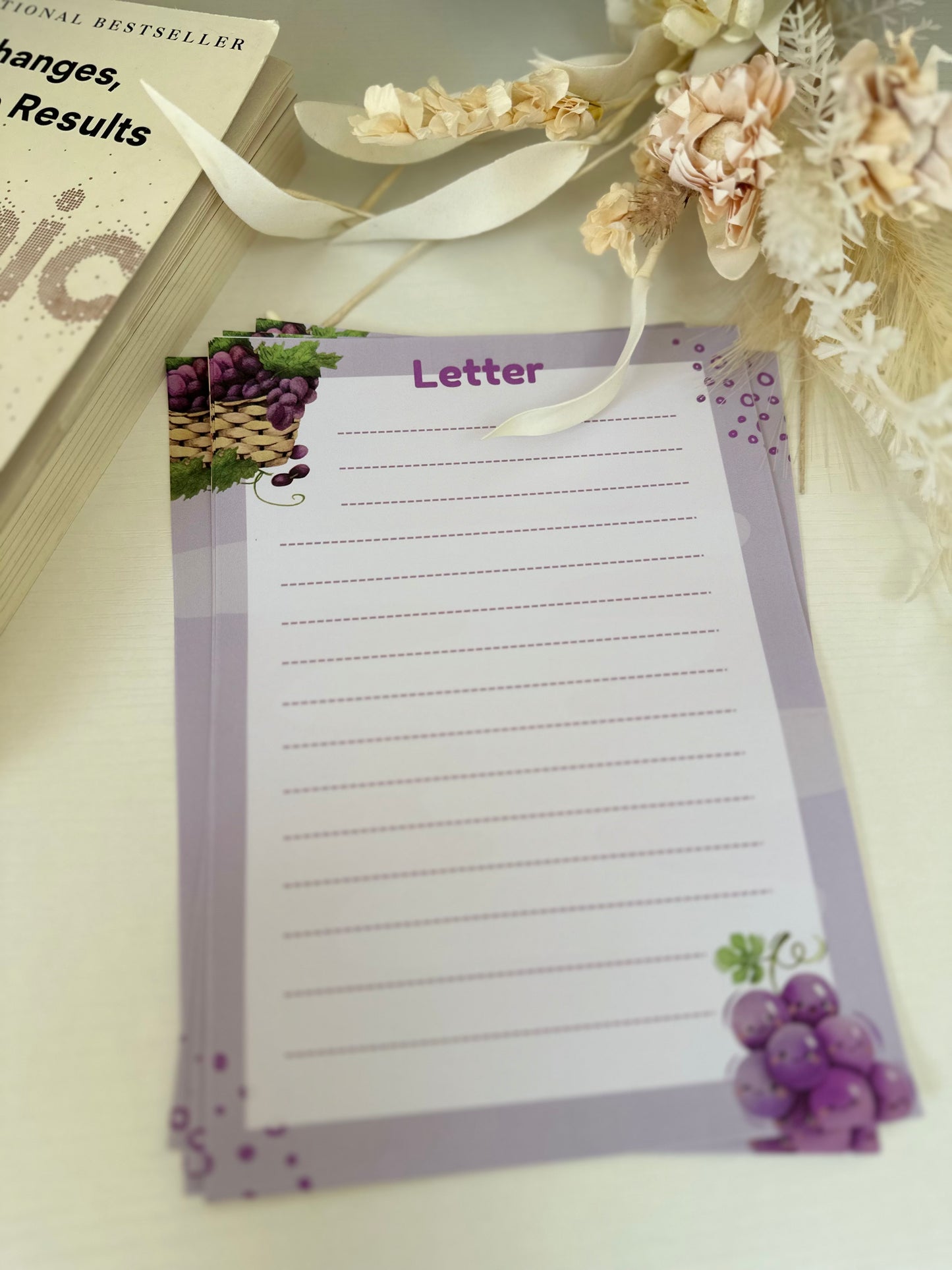 Fresh & Fruity Letter Set