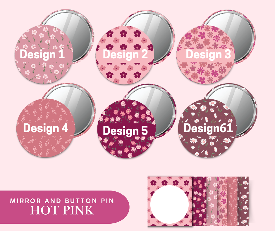 Custom Mirros: Hot pink