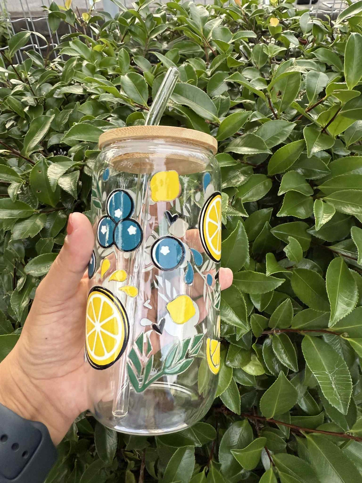Fruity Summer Glass cups