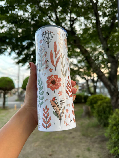 Handmade 20 oz Floral Tumblers