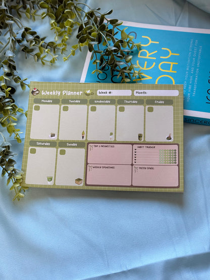 Matcha Reset Planner - Suzu