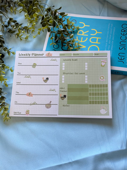 Matcha Reset Planner