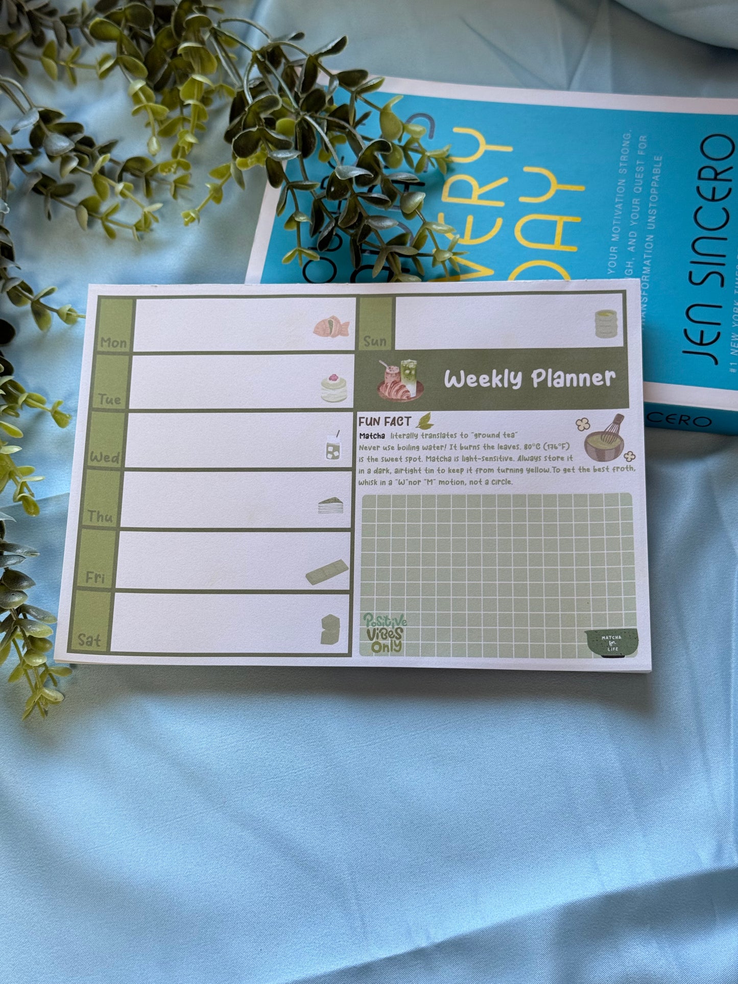 Matcha Reset Planner