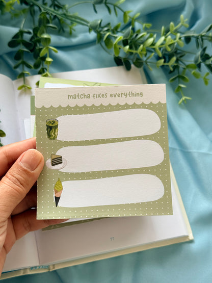 Matcha notepads