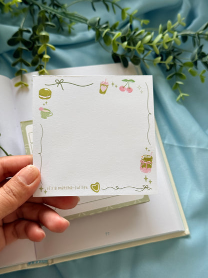 Matcha notepads