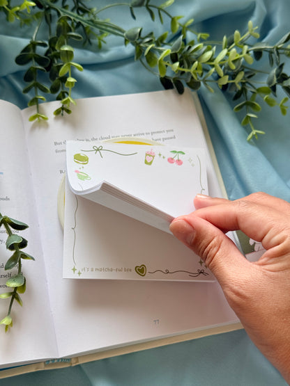 Matcha notepads