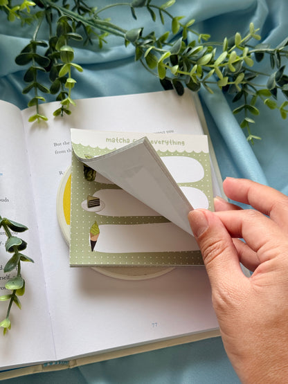 Matcha notepads