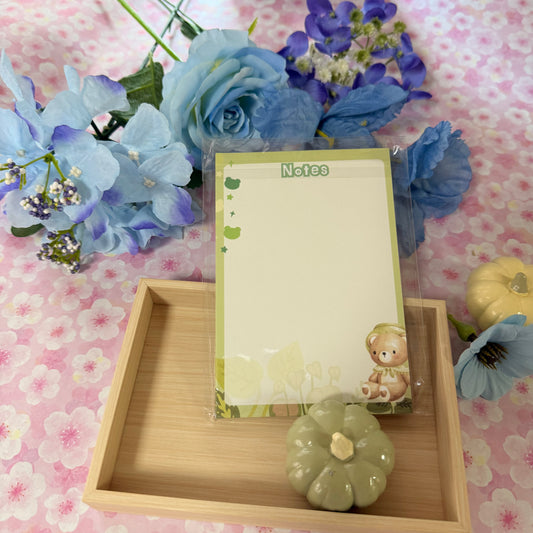 Cute animals illustration memo pads