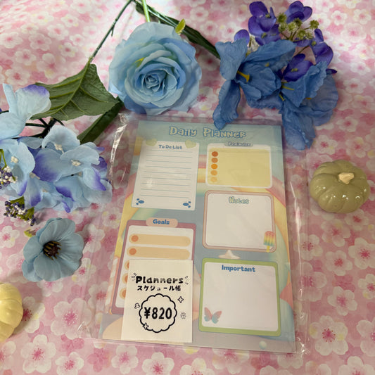 Weekly planners