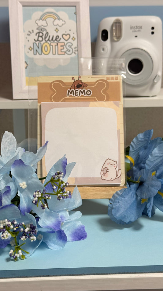 3 x 3 Animal notepads