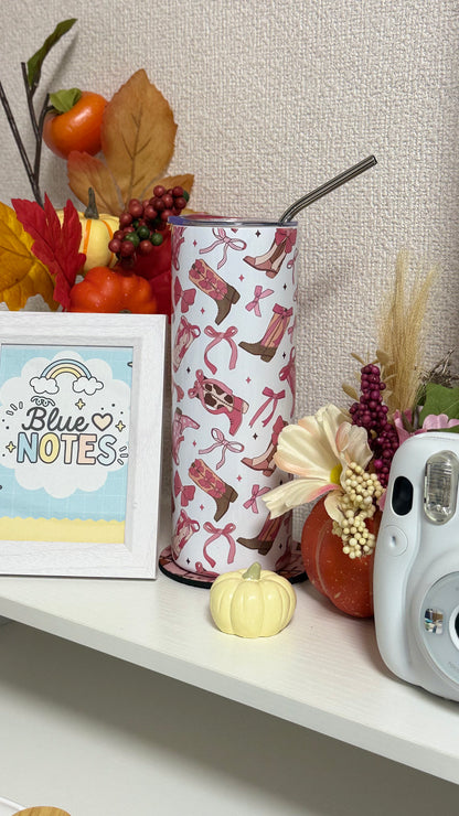 Handmade 20 oz Floral Tumblers