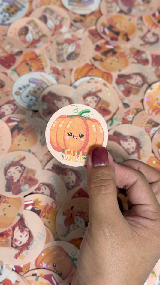 Fall collection stickers: Sparkly & Classic