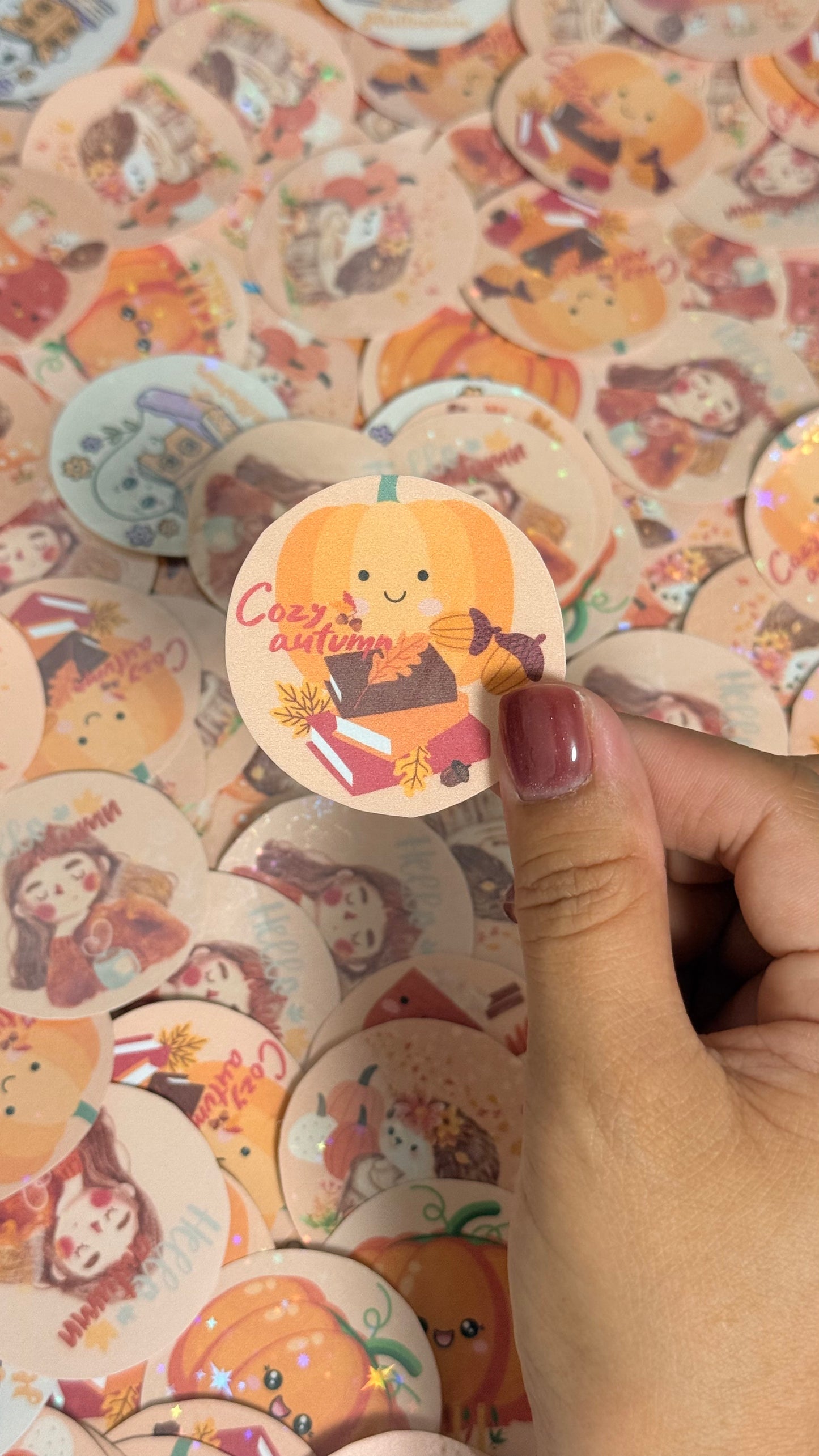 Fall collection stickers: Sparkly & Classic