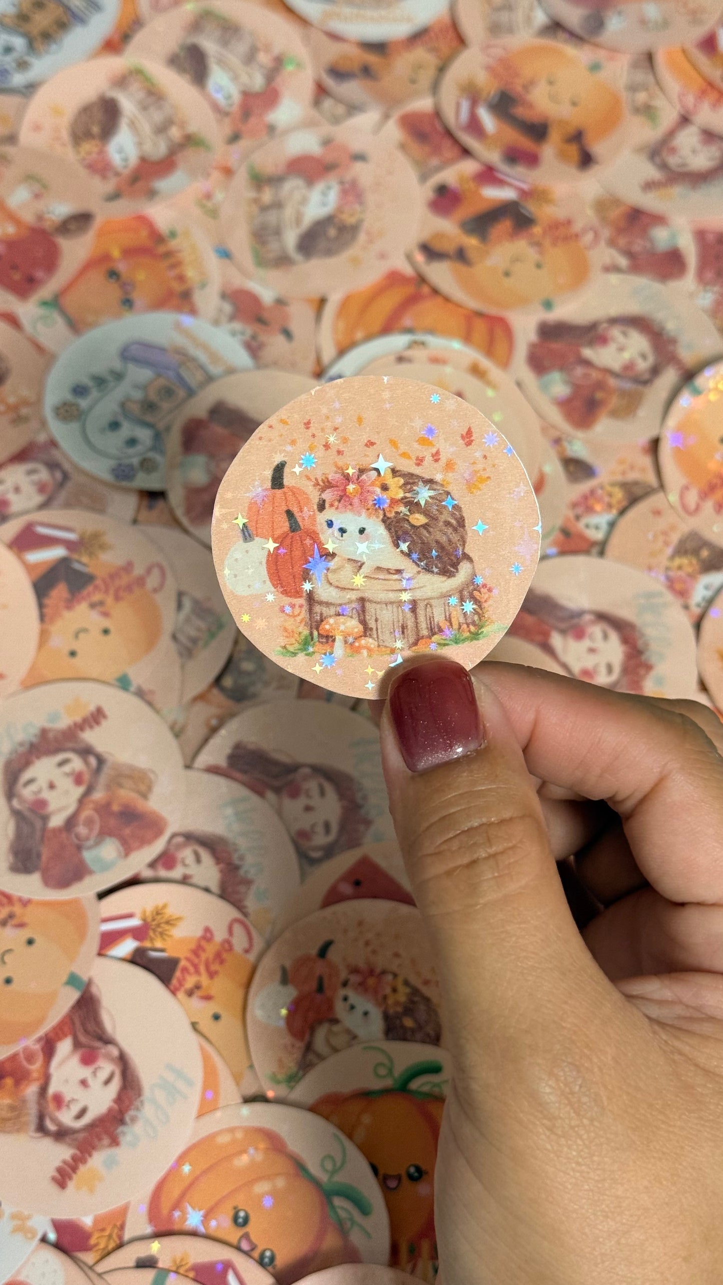 Fall collection stickers: Sparkly & Classic