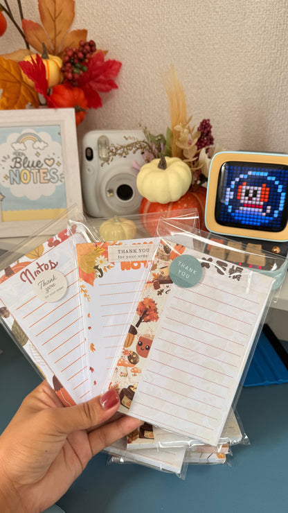 Fall Notepads