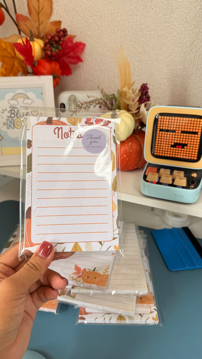 Fall Notepads