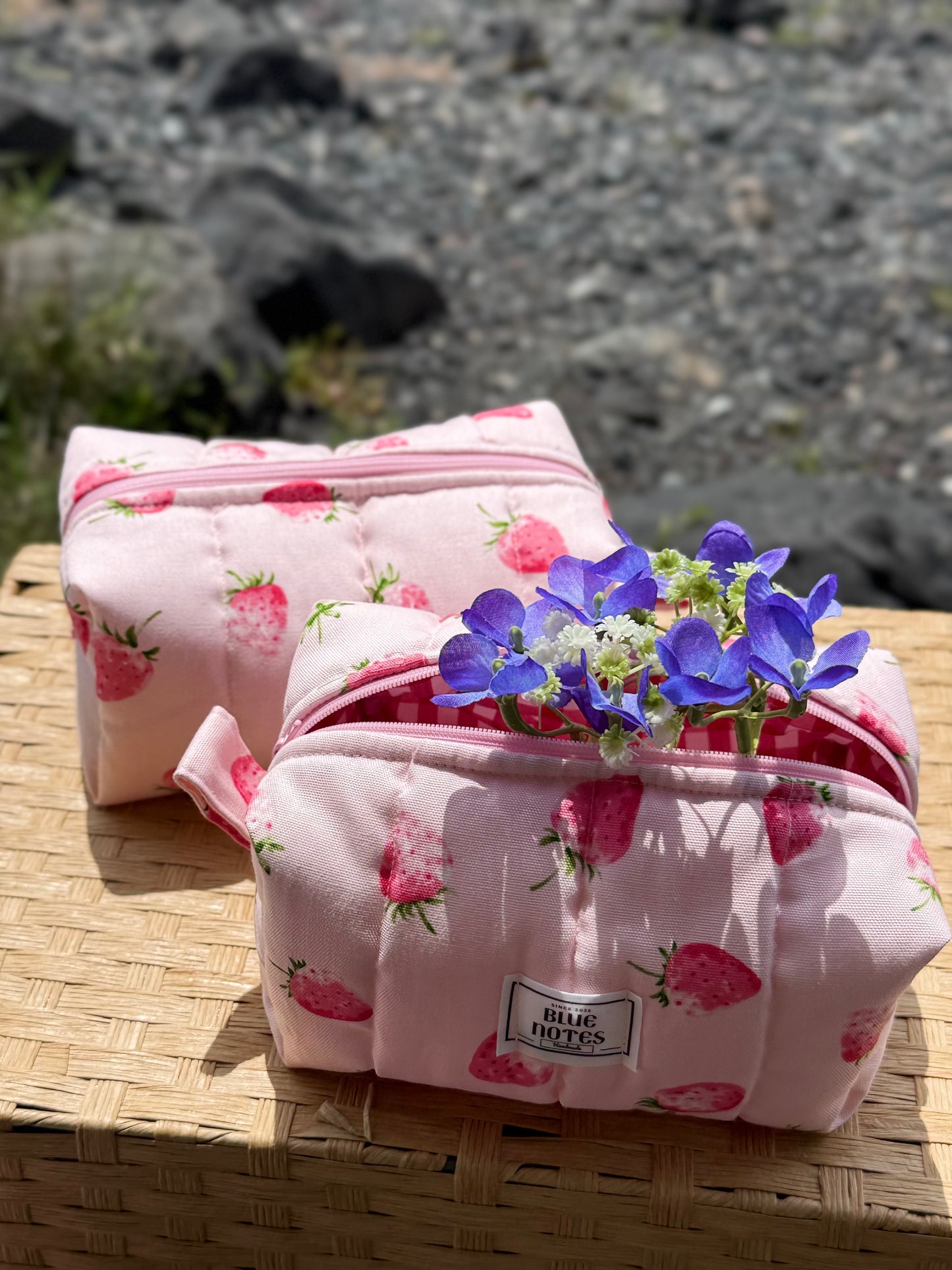 🍓 New Strawberry Make up pouches