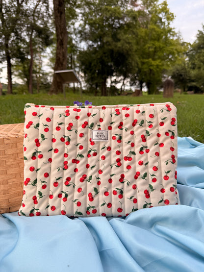 Cherry laptop sleeve