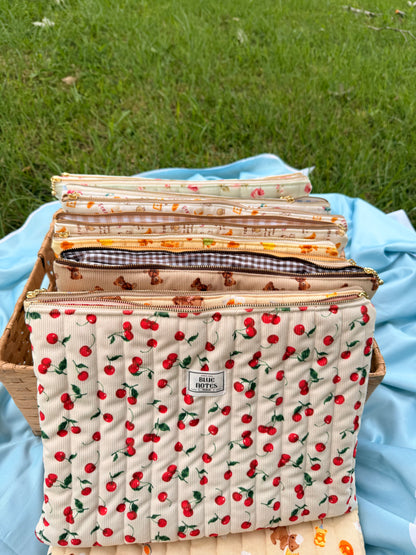 Cherry laptop sleeve