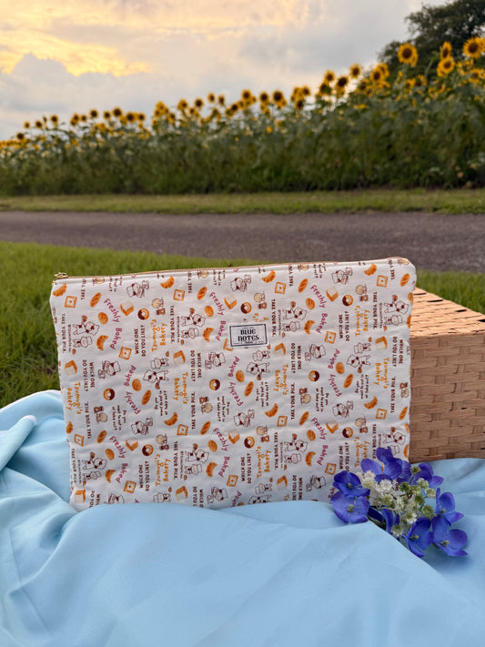 Bakery food themed laptop sleeve