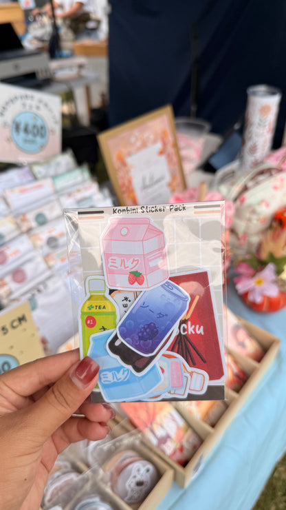Konbini Snacks Sticker Mystery Pack