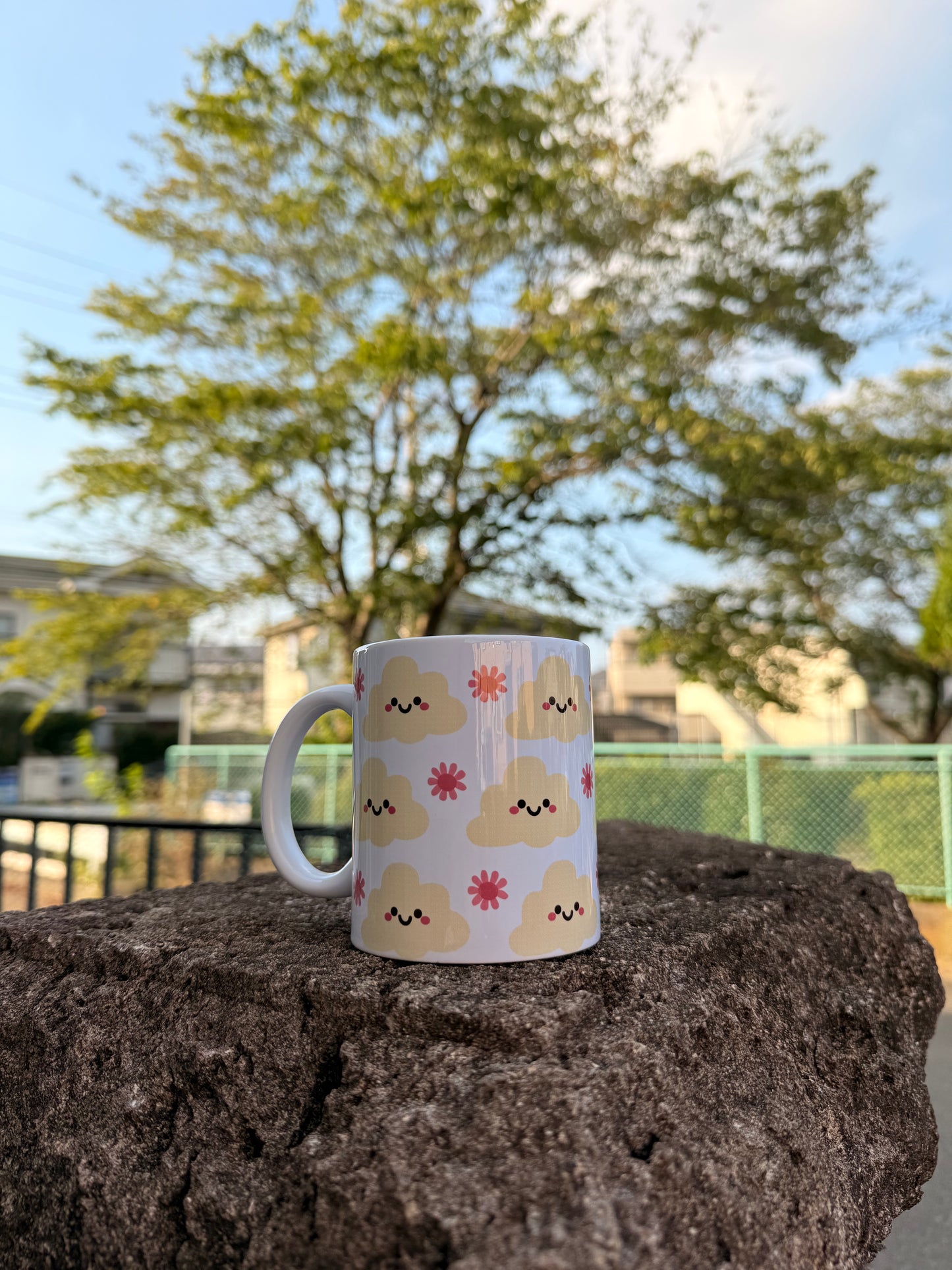 Smiley clouds Mug Cup
