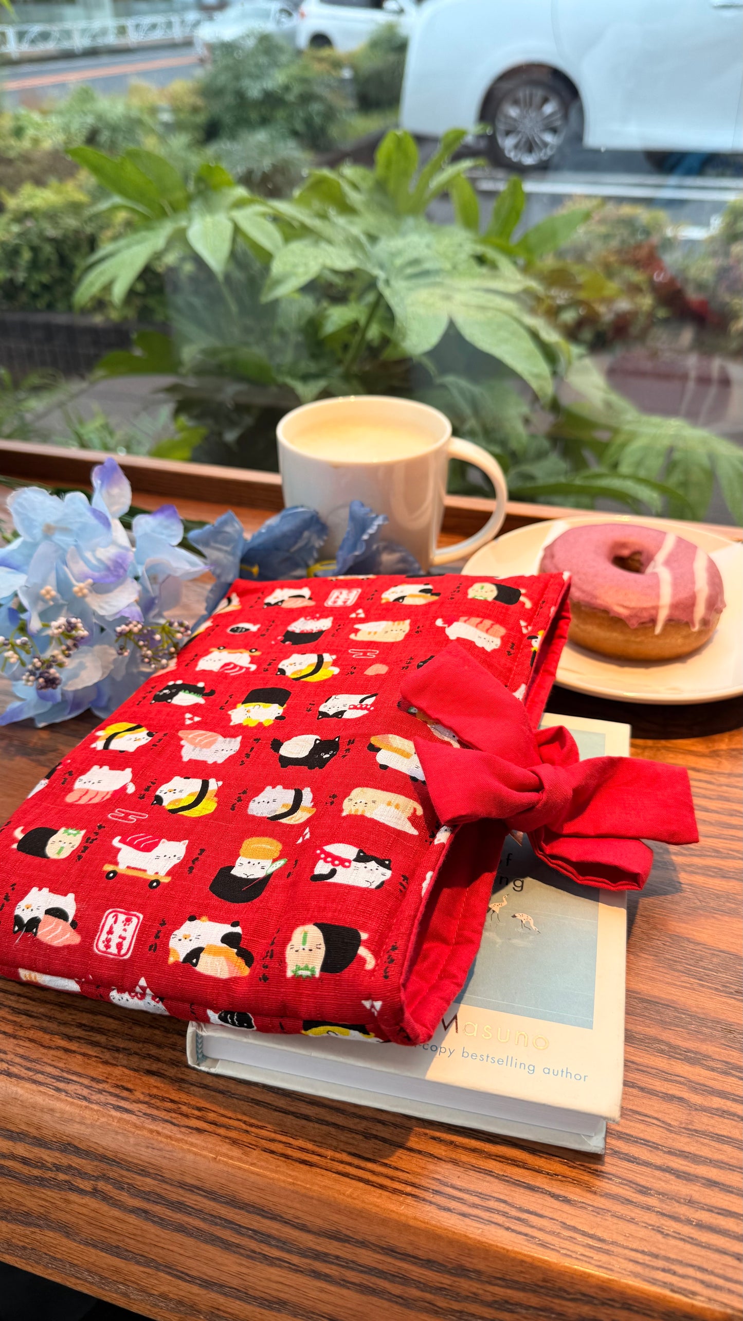 Red Sushi Cat booksleeve