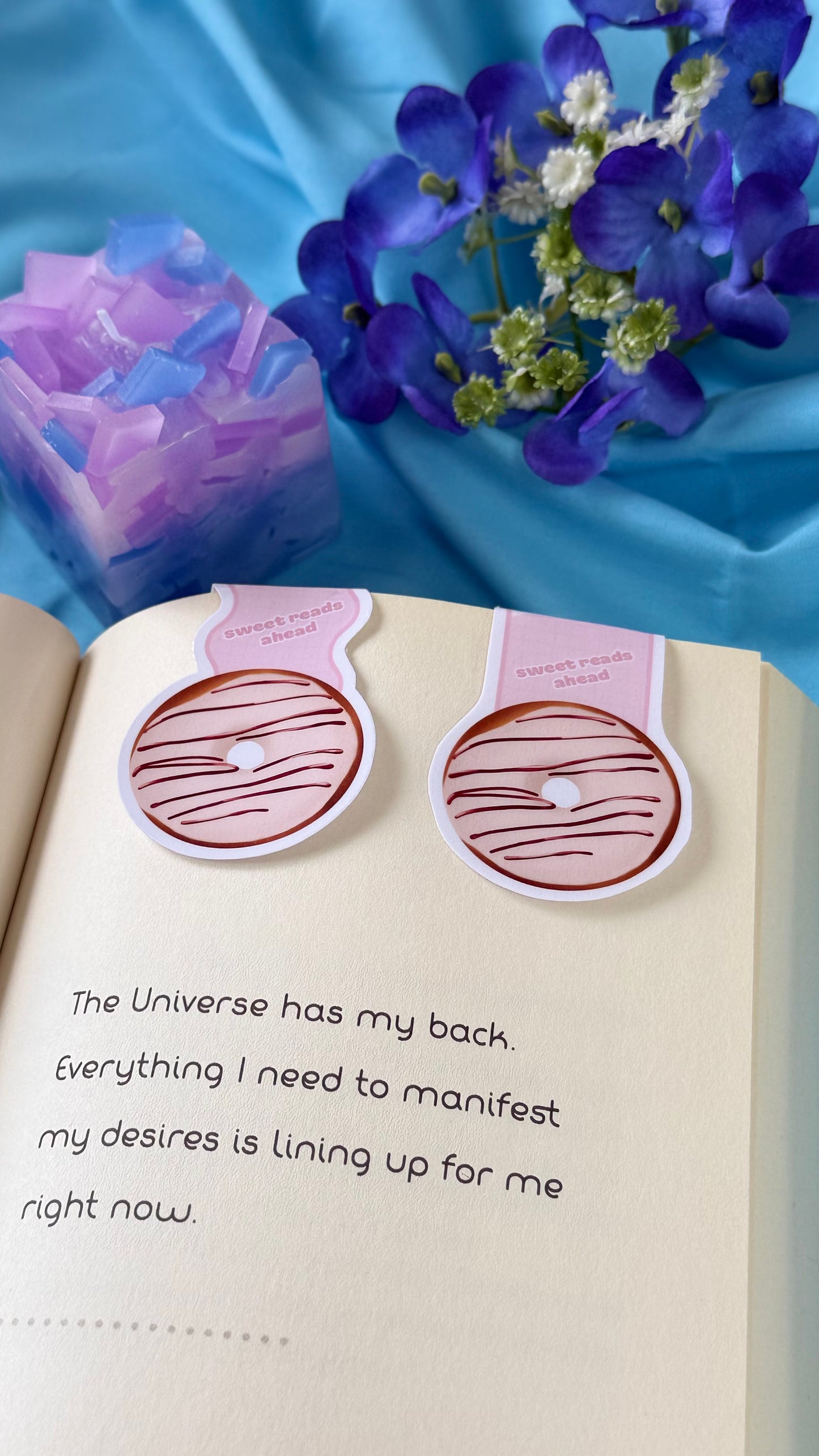 Donut Lover Magnetic Bookmarks Set