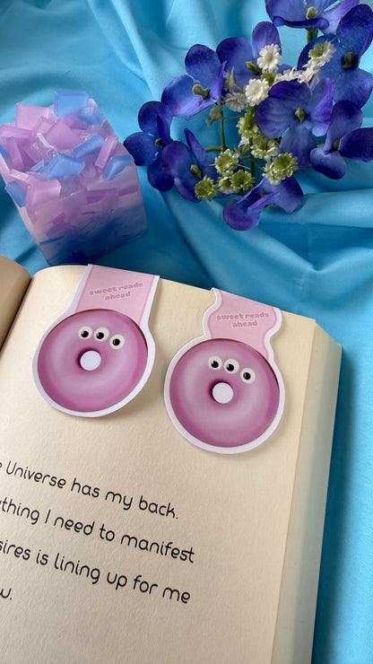 Donut Lover Magnetic Bookmarks Set