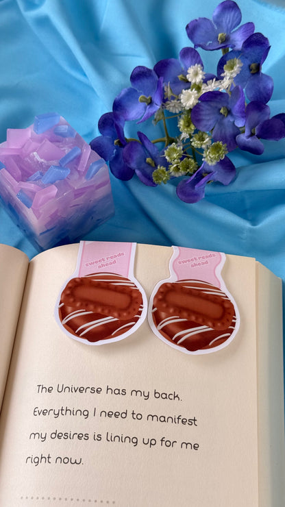 Donut Lover Magnetic Bookmarks Set
