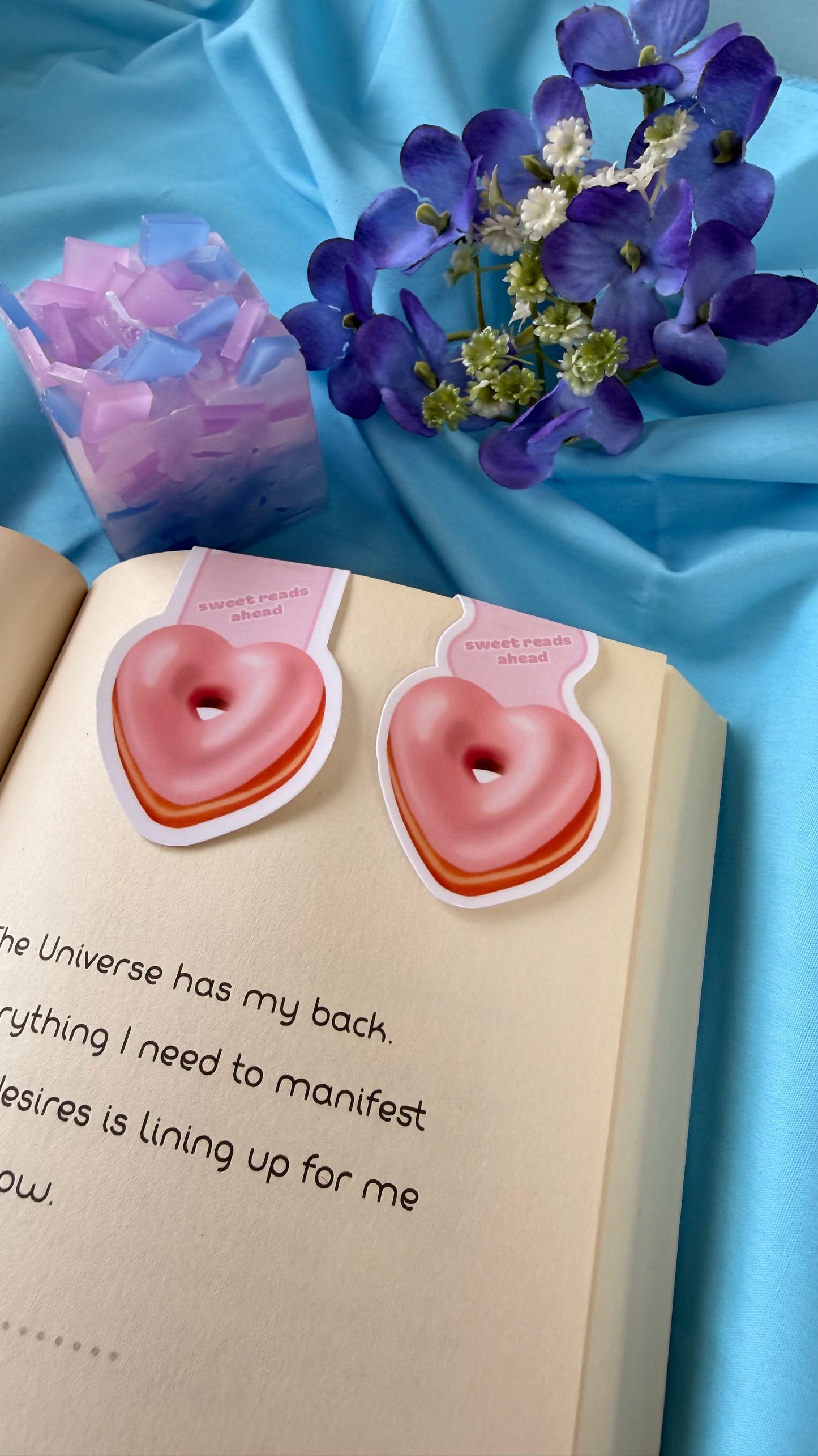 Donut Lover Magnetic Bookmarks Set