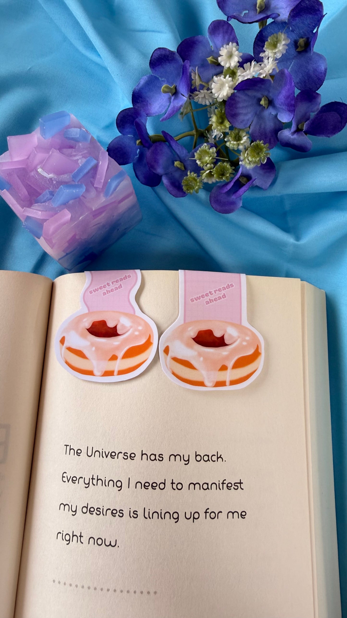 Donut Lover Magnetic Bookmarks Set