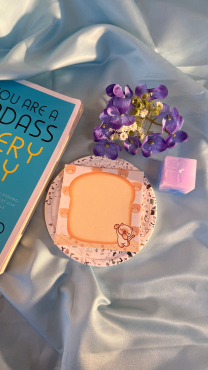 Bread themed notepad collection