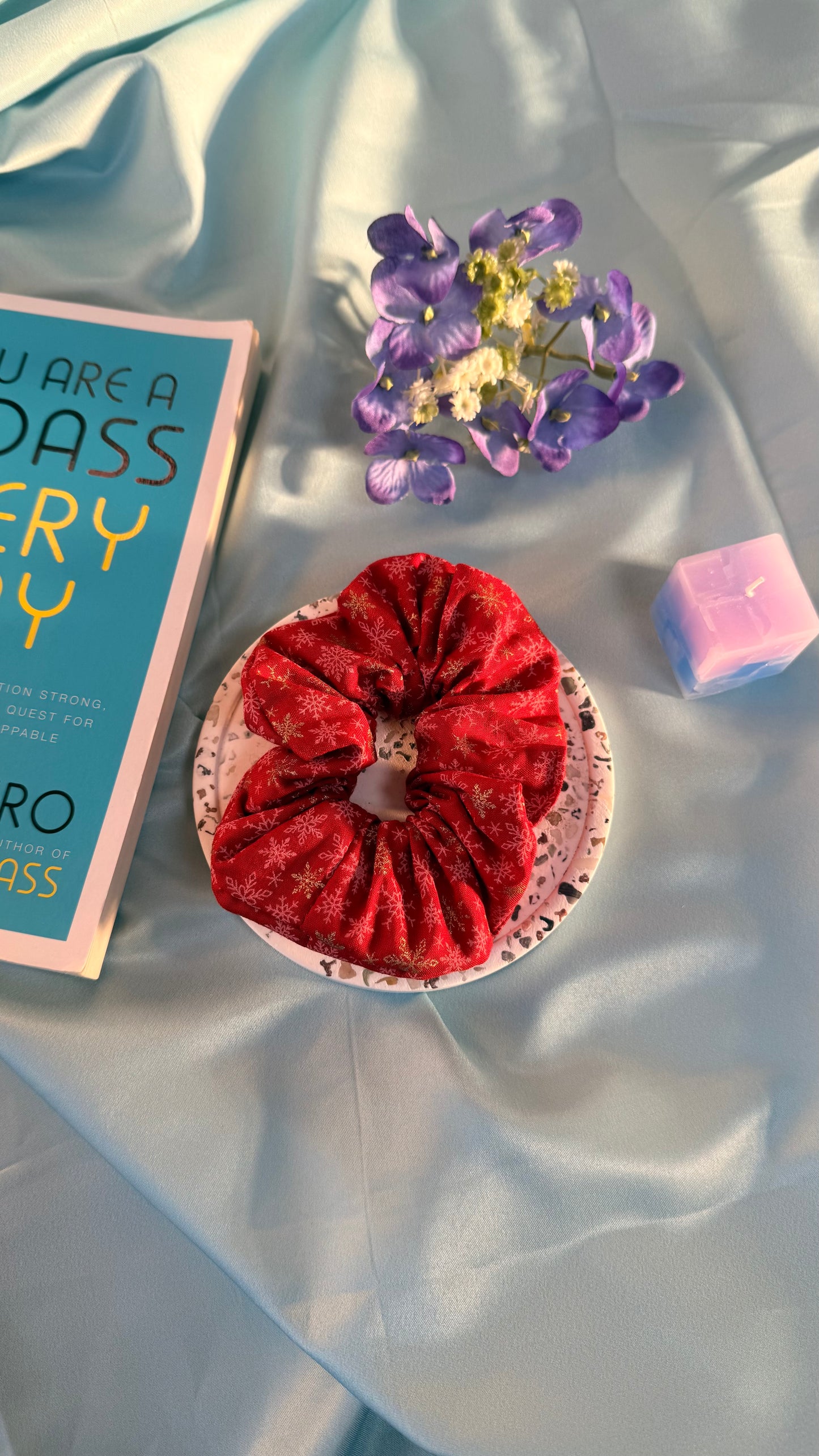 Claire Christmas scrunchie