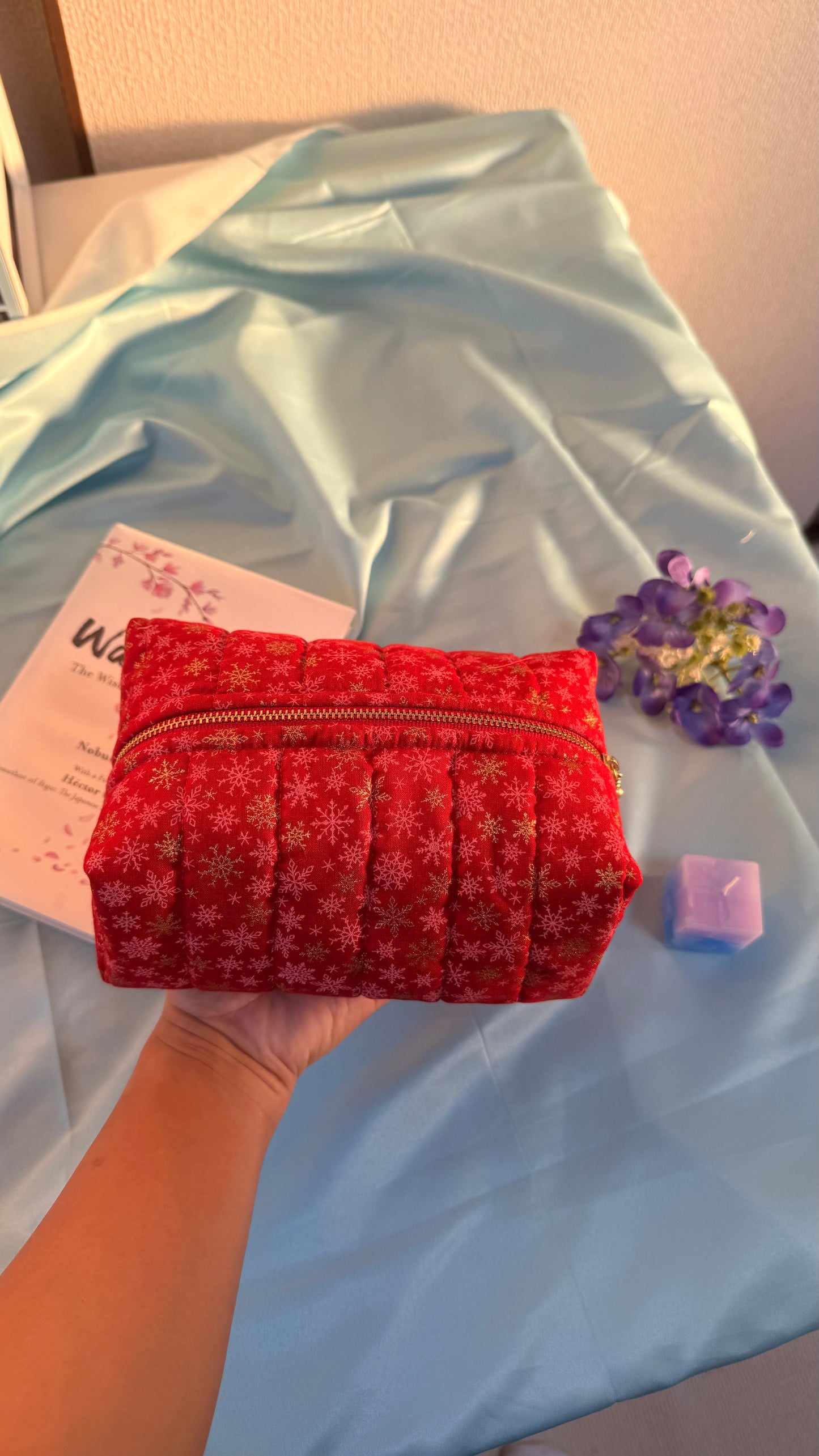 Claire Christmas Make up Pouch