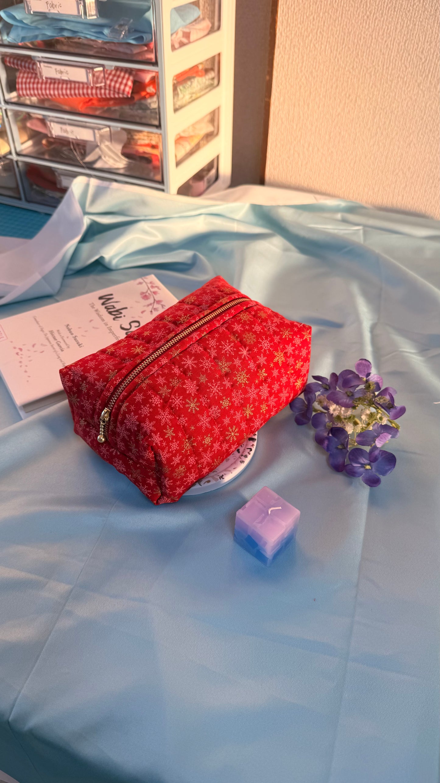 Claire Christmas Make up Pouch