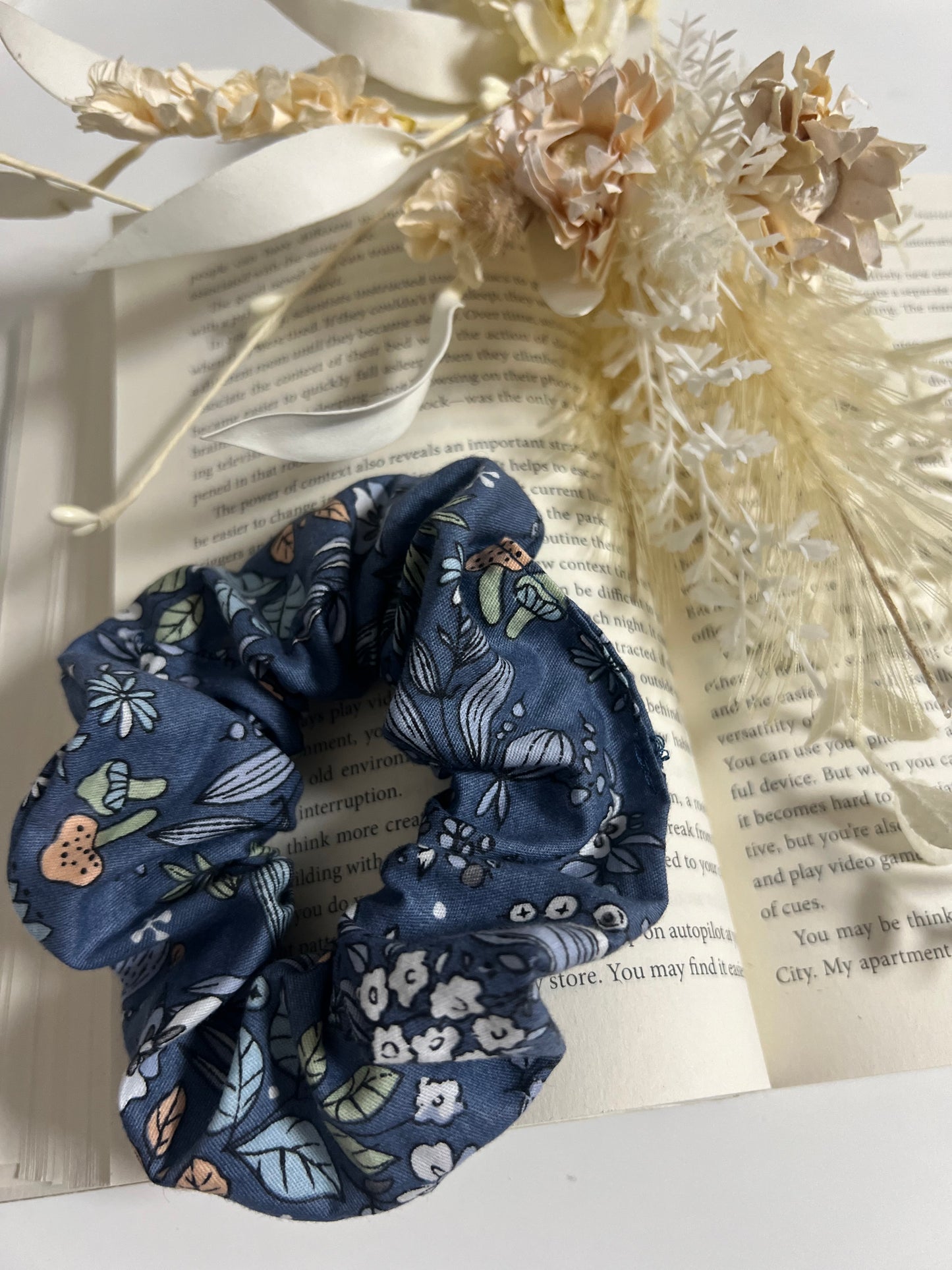 Handmade Floral Scrunchie