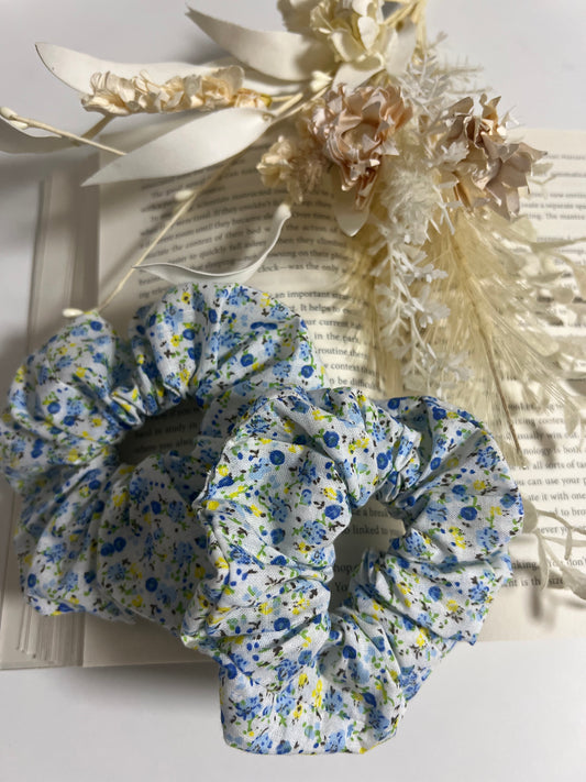 Handmade Floral Scrunchie - Sets of 2