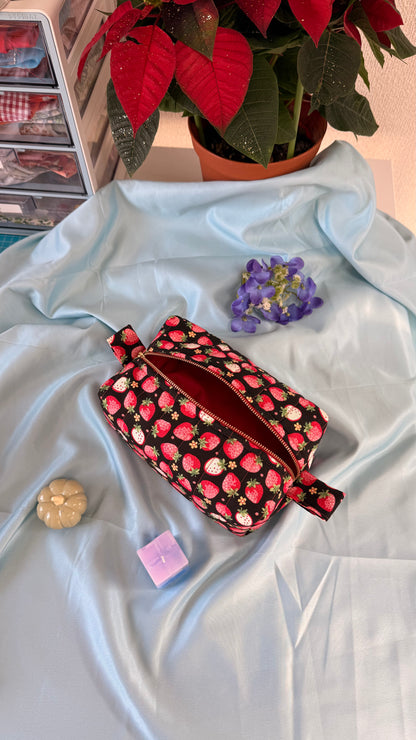 Strawberry Midnight Make up pouch