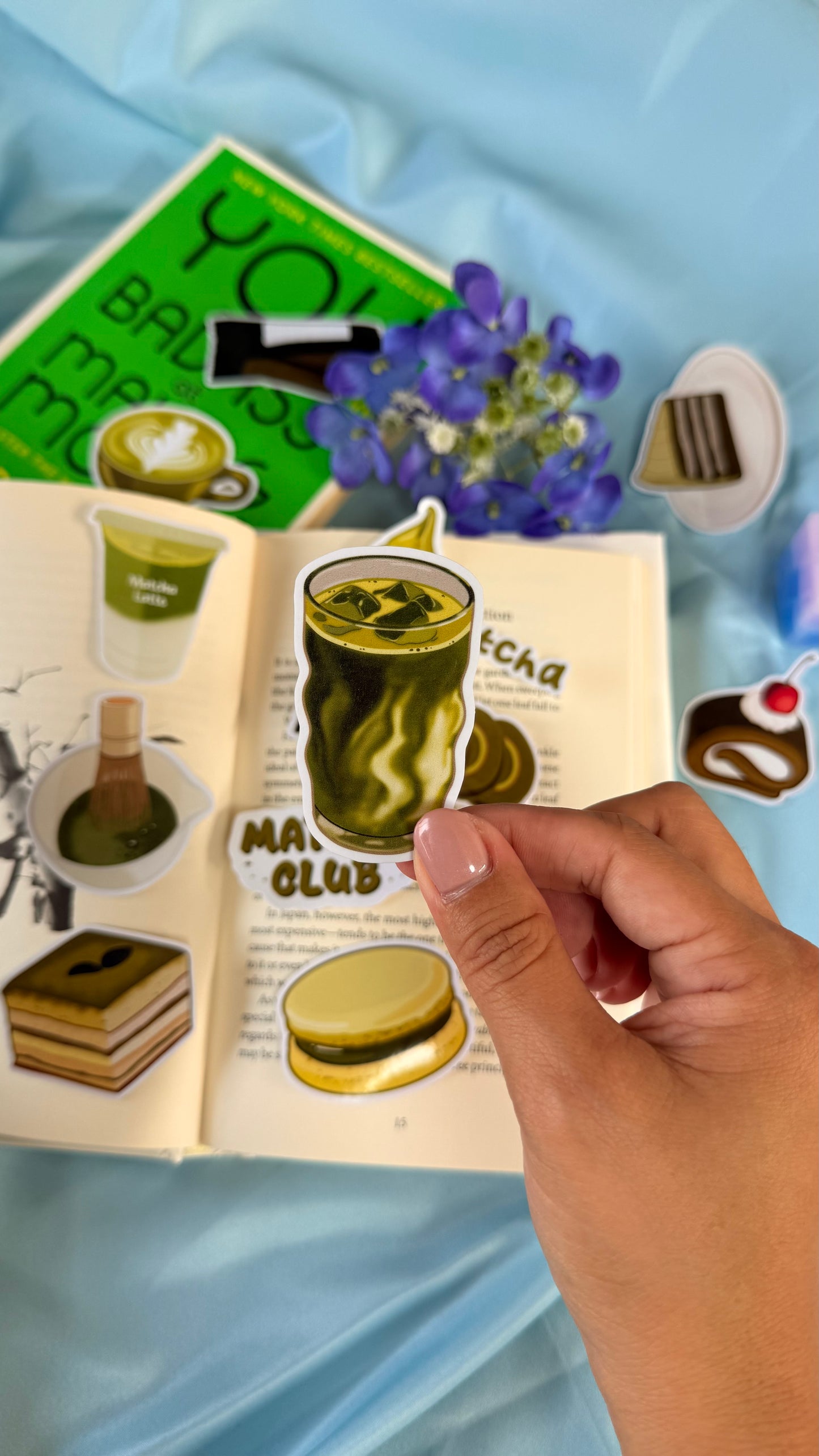 Kawaii Matcha Stickers